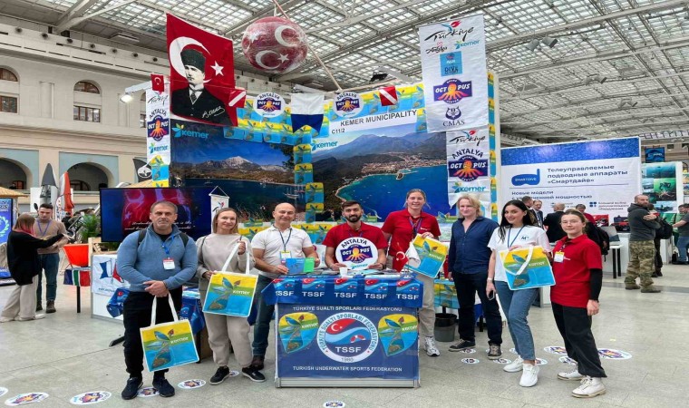 Kemerin dalış turizm zenginliği Rusyada tanıtılıyor