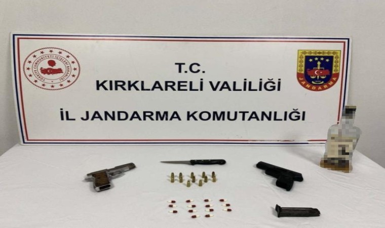 Kırklarelide uyuşturucu operasyonu: Tabanca ve uyuşturucu ele geçirildi