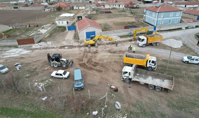 Konyada altyapı yatırımları devam ediyor