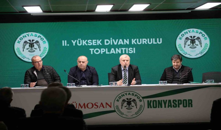 Konyasporda 2. Yüksek Divan Kurulu toplantısı yapıldı