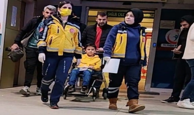 Madeni parayı yutan 7 yaşındaki çocuk hastaneye kaldırıldı