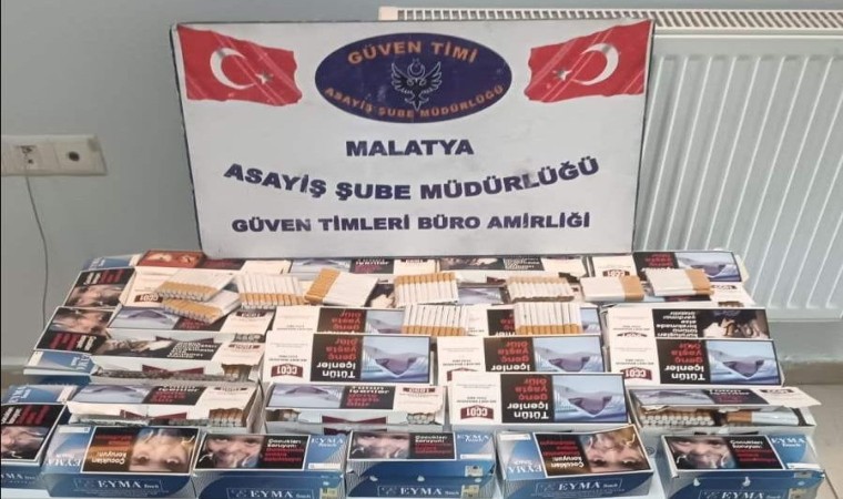 Malatyada 120 bin adet kaçak sigara ele geçirildi