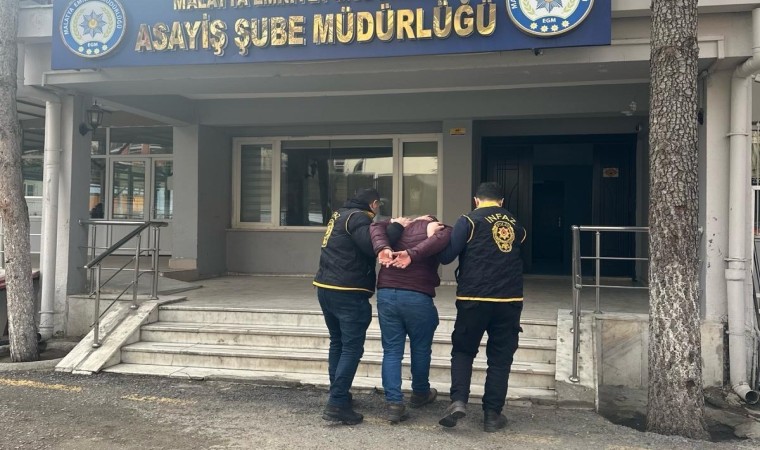 Malatyada, 46 yıl hapis cezası bulanan hükümlü yakalandı