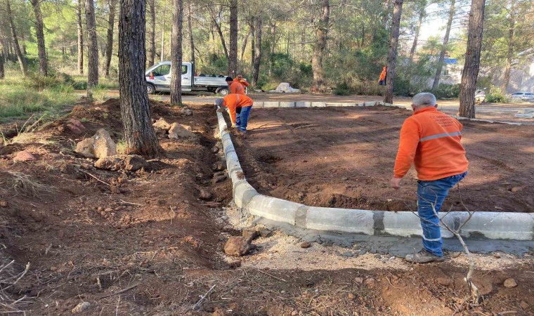 Marmariste park yapımları devam ediyor