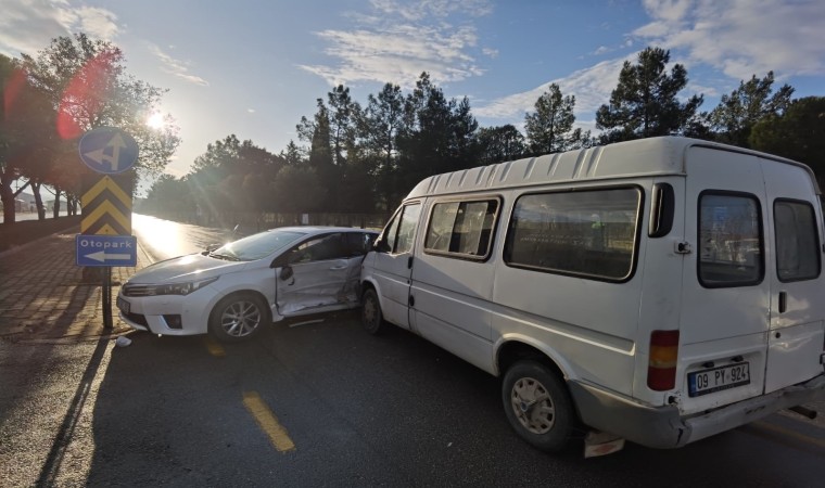 Menteşede trafik kazası: 1 yaralı