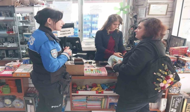 Mersin emniyeti kadınlara yönelik bilgilendirme çalışması