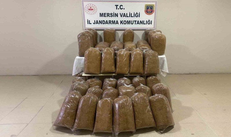 Mersinde 375 kilo kaçak tütün ele geçirildi