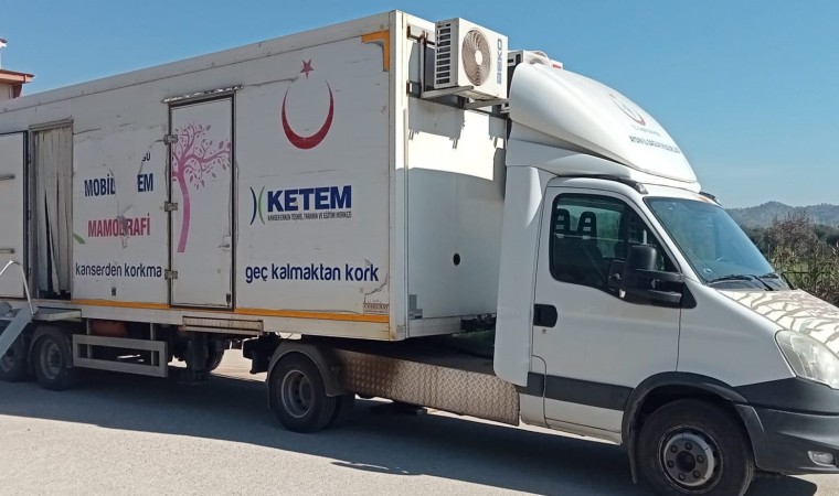 Mobil KETEM aracı Köşkte hizmet vermeye başladı