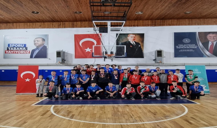 Muğlada okul sporları bilek güreşi il birinciliği müsabakaları yapıldı