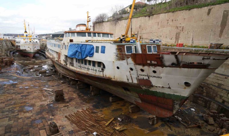 Osmanlı Devletinin mirası Haliç Tersanesinde 6 asırdır gemilerin yaraları sarılıyor