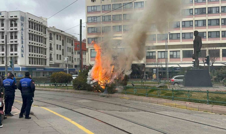 Paniğe neden olan yangını çıkartan çocuklar yakalandı