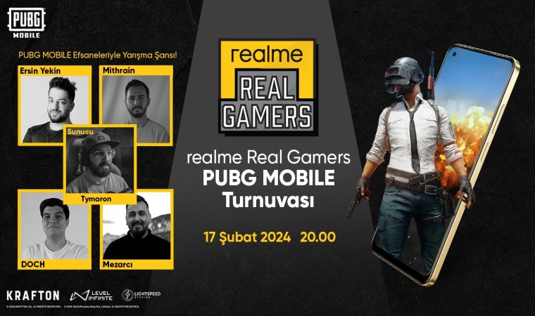 realme PUBG Mobile Turnuvası başlıyor