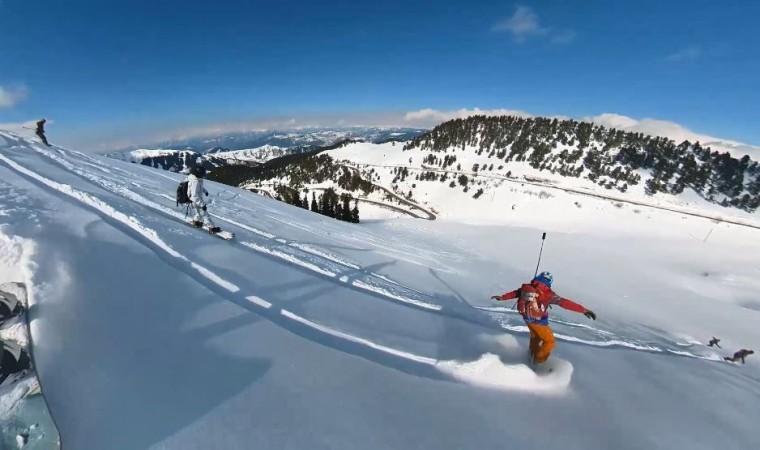 Sahara Milli Parkı, snowboard tutkunlarının yeni gözdesi oldu