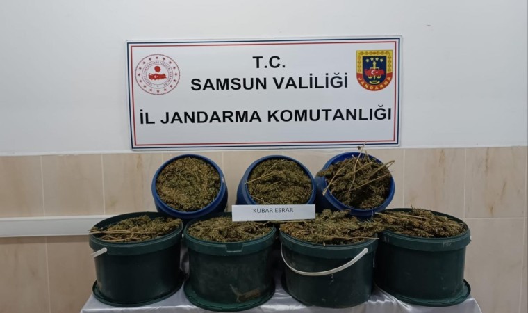 Samsunda 17 kilo 700 gram uyuşturucu ele geçirildi