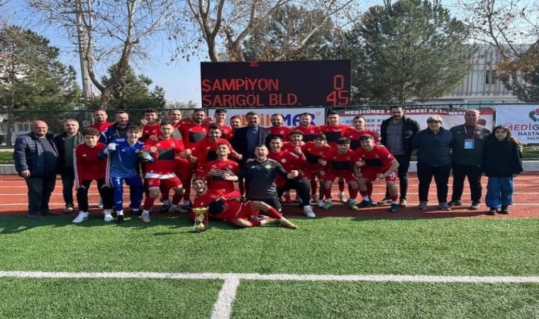 Sarıgöl Belediyespor 16da 16 yaparak şampiyon oldu