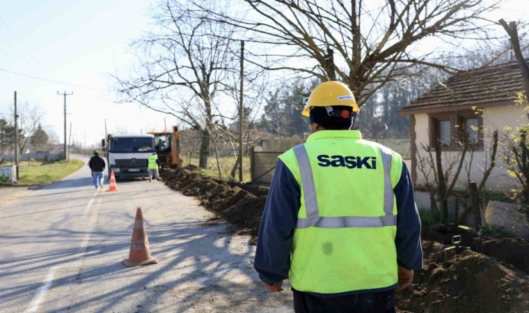 Serdivanın 17 bin 500 metrelik altyapı hattında çalışmalar devam ediyor