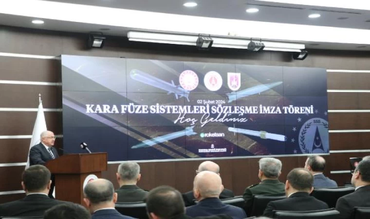 SSB’de 4 füze projesinin tedariki için imzalar atıldı