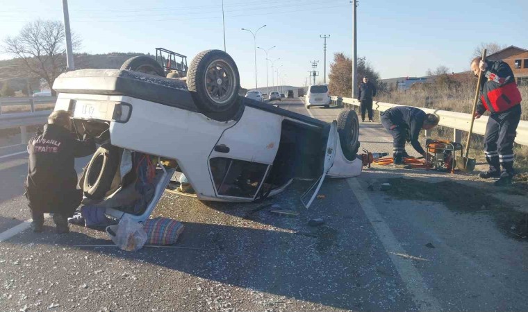 Tavşanlıda trafik kazası: 1 yaralı