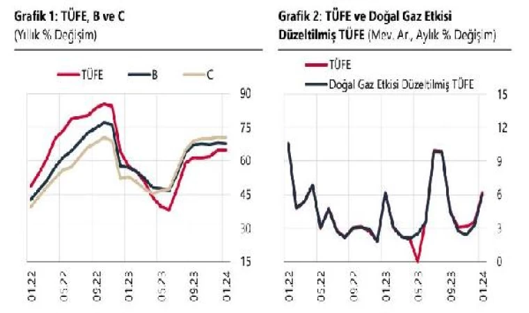 TCMB: Yıllık enflasyon, temel mal ve enerjide yükseldi