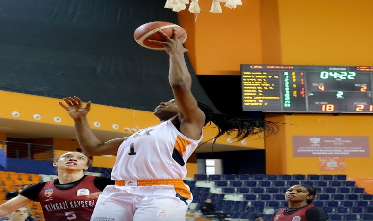 TKBL: ÇBK Mersin: 53 - Melikgazi Kayseri Basketbol: 67