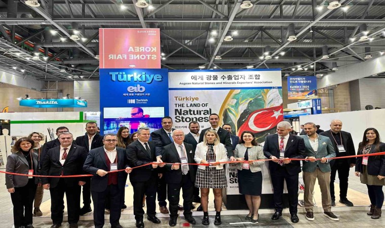 Türk doğal taşlarının Güney Koredeki şovu başladı