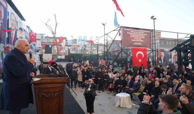 Ümraniyede çocuk oyun sokağı ve muhtarlık binası hizmete açıldı