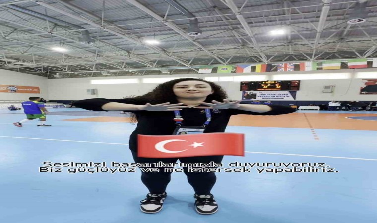 20. İşitme Engelliler Kış Olimpiyat Oyunlarına katılan kadın sporculardan 8 Mart kutlaması