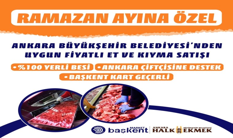 ABBden Ramazan ayına özel uygun fiyatlı et ve kıyma satışı