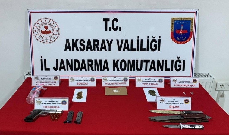 Aksarayda uyuşturucu taciri gözaltına alındı