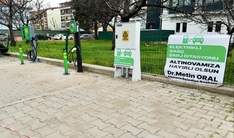 Altınovaya Elektrikli Araç Şarj İstasyonu kuruldu