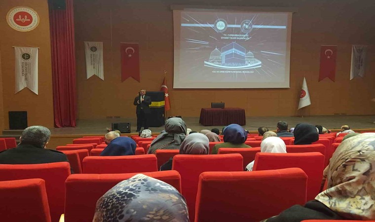 Aydında umreciler için Umre Hazırlık Kursu Eğitim Seminerleri düzenlendi