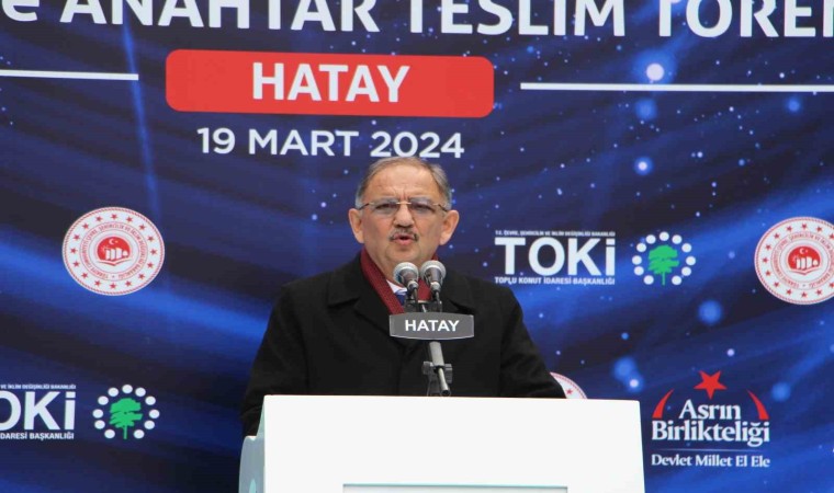 Bakan Özhaseki, “TOKİmiz son 22 yıl içerisinde 1 milyon 340 bin konut yaptı”