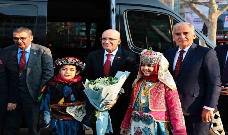 Bakan Şimşekten Vali Coşkun ve Başkan Zolana ziyaret