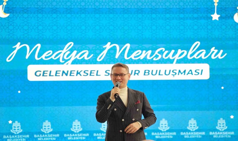 Başakşehirde medya mensupları sahurda buluştu