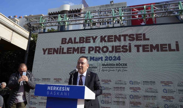 Başkan Böcek: Balbey Projesinin ilk etabı 1,5 yılda tamamlanacak