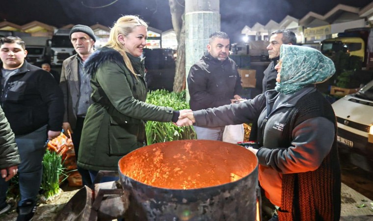 Başkan Doğandan gün doğmadan hal esnafını dinledi