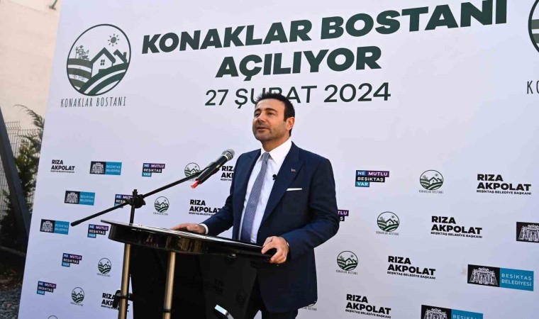 Beşiktaşta Konaklar Bostanı açıldı