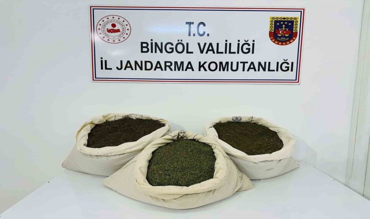 Bingölde 34 kilogram uyuşturucu ele geçirildi