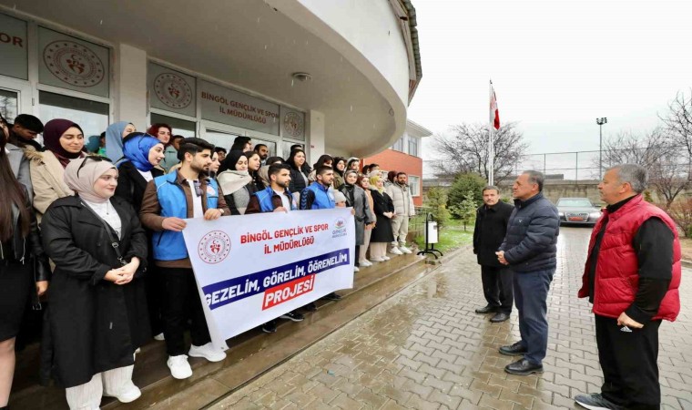 Bingölden 100 öğrenci Mardin gezisine gönderildi