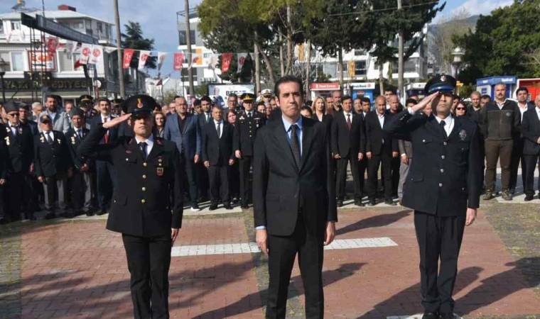 Çanakkale Zaferinin yıl dönümü Bozyazıda törenle kutlandı