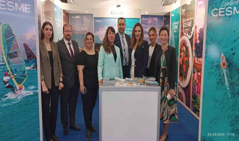 Çeşme, dünyanın en büyük turizm fuarlarından ITB Berlinde tanıtıldı