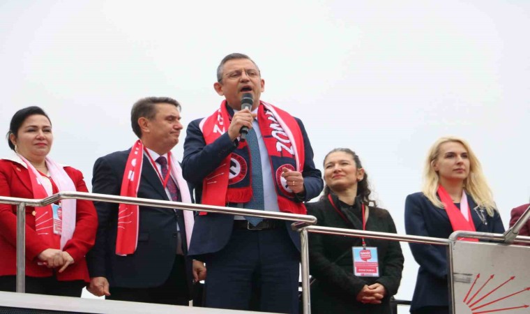 CHP Genel Başkanı Özel: “31 Mart akşamı bir gözüm büyükşehirlerde, bir gözüm Zonguldakta olacak”