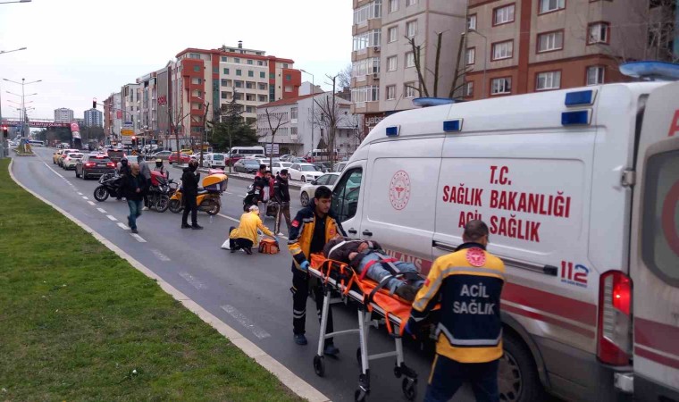 Çorluda trafik kazası: 2 yaralı