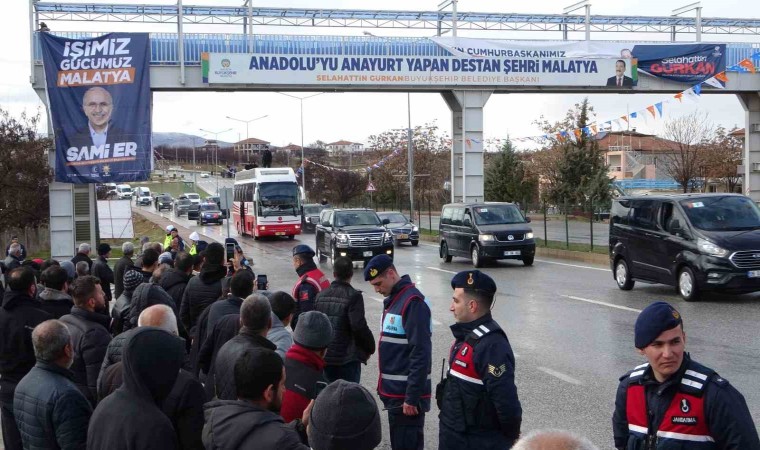 Cumhurbaşkanı Erdoğana Malatyada yoğun ilgi