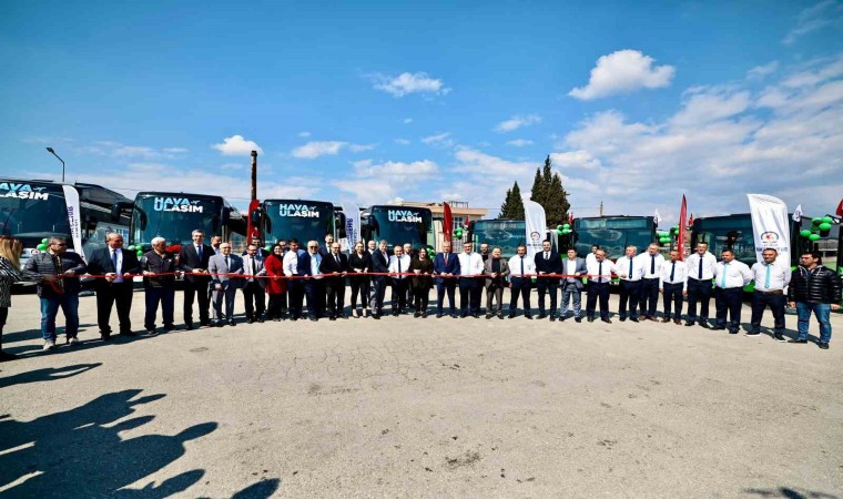 Denizlinin ulaşım filosu 23 yeni otobüsle 291e çıktı