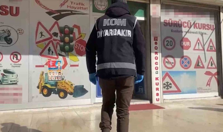 Diyarbakırda sürücü kursuna ‘Fısıltı operasyonu: 12 gözaltı