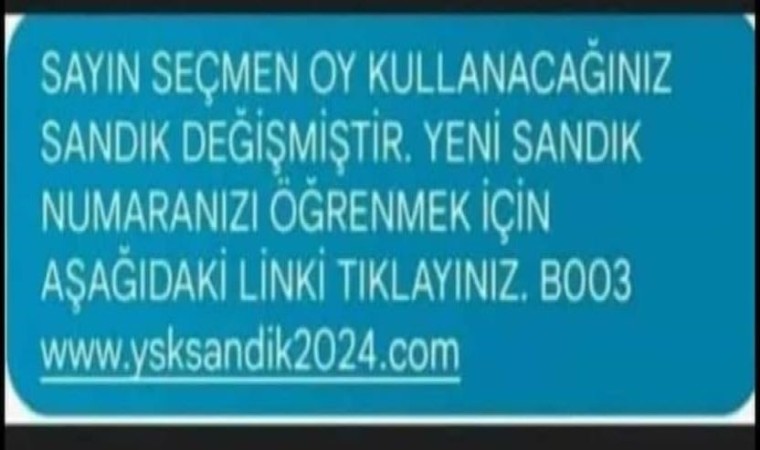 Dolandırıcıların ‘seçim tuzağı