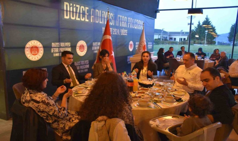 Düzce Adliyesi iftarda buluştu