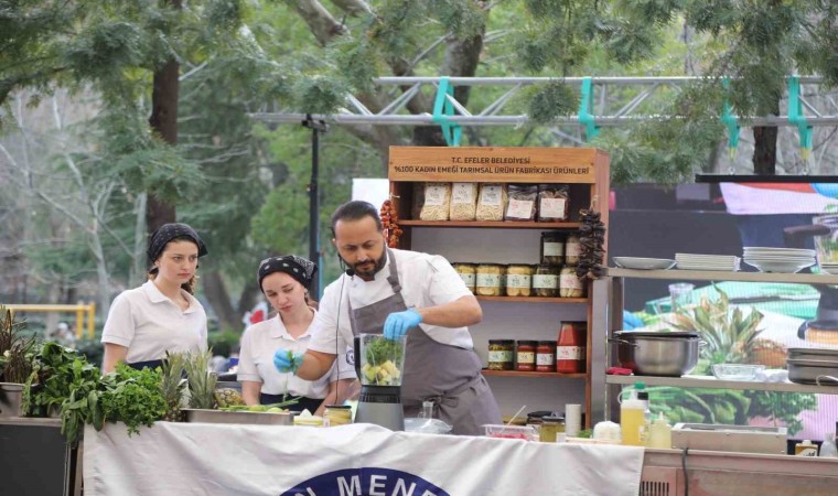 Efeler Gastronomi Festivalinde lezzet şöleni yaşandı