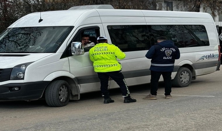 Elazığda okul önü denetimleri sürüyor